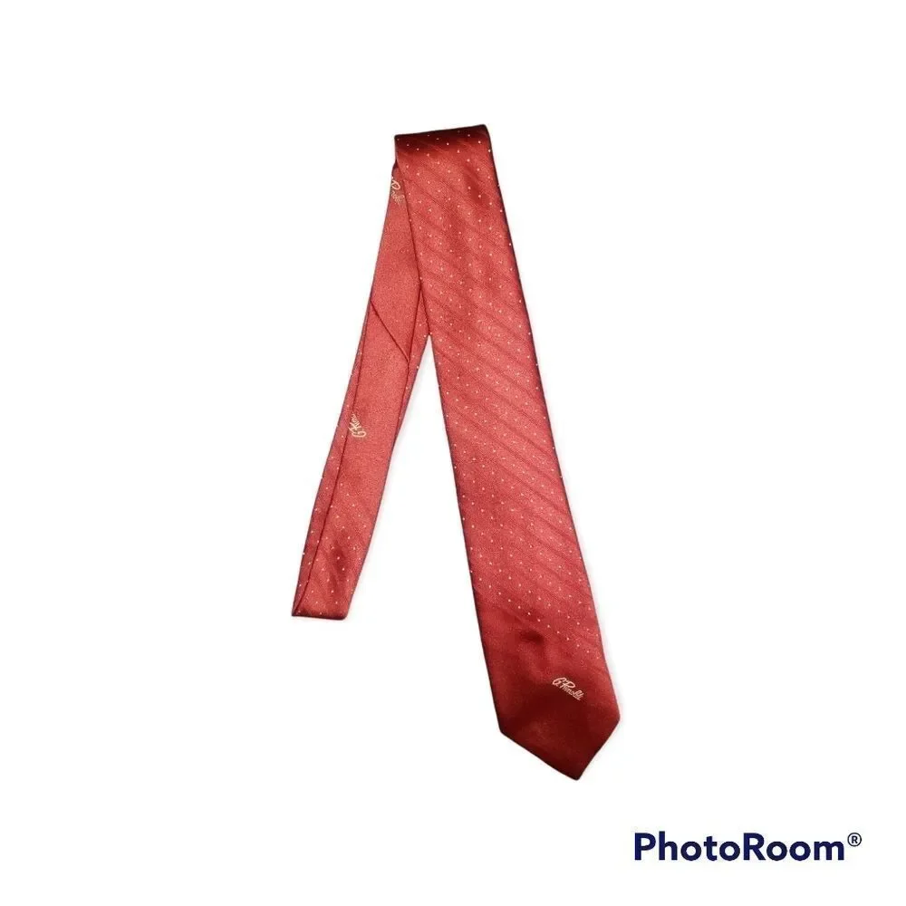 G.Rinaldi G.R. Kids Polka Dot Red Tie 53